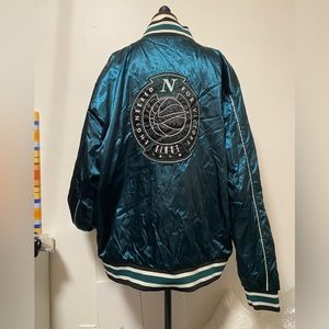 Nike 3X Varsity Jacket Vintage Rare Premium sweater quilted green black victory